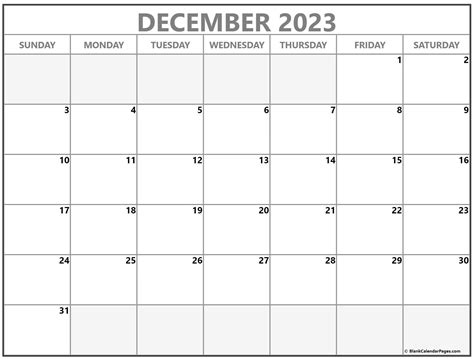 december 2023 calendar page